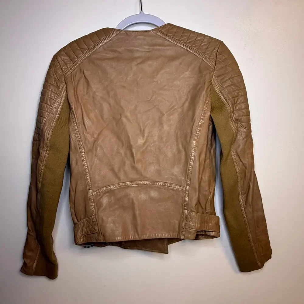 Treasure & Bond Nordstrom Leather Moto Jacket Sz S